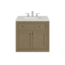 James Martin Chicago 30" Single Bathroom Vanity, Walnut Whisper