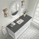 James Martin Breckenridge 60" Single Bathroom Vanity, Bright White