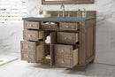 James Martin Bristol 48" Single Bathroom Vanity, Whitewashed Walnut