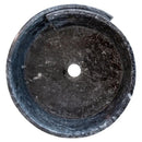 Handcrafted Black Marble Round Vessel Sink For Bathroom