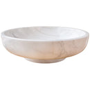 Calacatta White Marble Vessel Above Vanity Bathroom Sink Polished (D)19" (H)6" side view