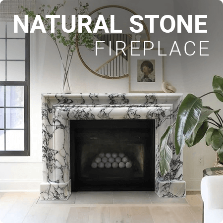 Natural Stone Fireplace
