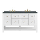 James Martin Breckenridge 60" Double Bathroom Vanity, Bright White