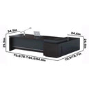 Danton · Modern L-Shaped Executive Desk