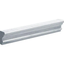 Neptune White Honed Andorra Marble Moldings 2x12