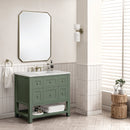 James Martin Breckenridge 36" Single Bathroom Vanity, Smokey Celadon