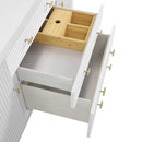 James Martin Myrrin 60" Double Bathroom Vanity, Bright White