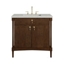 James Martin Kinnsden 36" Single Bathroom Vanity, Sable Oak