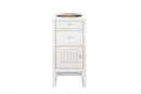 James Martin Athens 15" Base Cabinet, Glossy White
