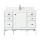 James Martin Addison 48" Single Bathroom Vanity, Glossy White