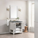 James Martin Breckenridge 30" Single Bathroom Vanity, Bright White