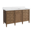 James Martin Brittany 60" Single Bathroom Vanity, Pecan