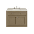 James Martin Chicago 36" Single Bathroom Vanity, Walnut Whisper