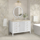 James Martin Myrrin 48" Single Bathroom Vanity, Bright White