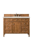 James Martin Brittany 48" Single Bathroom Vanity, Saddle Brown
