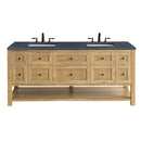 James Martin Breckenridge 72" Double Bathroom Vanity, Light Natural Oak