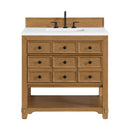 James Martin Malibu 36" Single Bathroom Vanity, Amber Birch