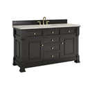James Martin Brookfield 60" Single Bathroom Vanity, Black Onyx