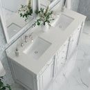James Martin Bristol 60" Double Bathroom Vanity, Bright White