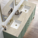 James Martin Chicago 72" Double Bathroom Vanity, Smokey Celadon