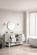 James Martin Breckenridge 48" Single Bathroom Vanity, Bright White