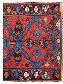 Old Derbent Dagestan Rug 4’ x 7’