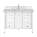 James Martin Brittany 48" Single Bathroom Vanity, Bright White