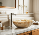 Orange Onyx Vessel Sink