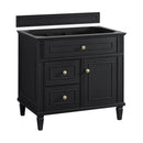James Martin Lorelai 36" Single Bathroom Vanity, Black Onyx
