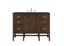 James Martin Addison 48" Single Bathroom Vanity, Mid-Century Acacia