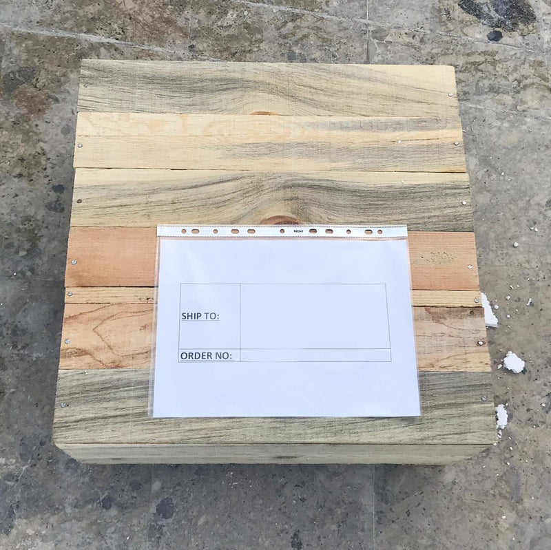 Packaging of the marble sinks. Packed in wooden crates