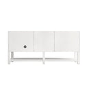 James Martin Breckenridge 72" Double Bathroom Vanity, Bright White
