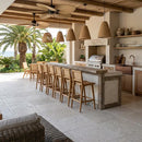 Paris Tumbled Limestone Pavers 24x24