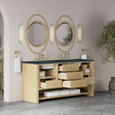 James Martin Marigot 72" Double Bathroom Vanity, Sunwashed Oak