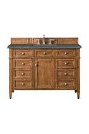 James Martin Brittany 48" Single Bathroom Vanity, Saddle Brown