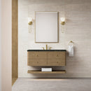 James Martin Allamari 48" Floating Single Bathroom Vanity, Dune Mist