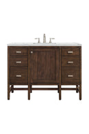 James Martin Addison 48" Single Bathroom Vanity, Mid-Century Acacia