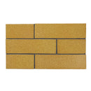 Aero Gold Matte Glazed Terracotta Tiles 2 1/8x7 1/2