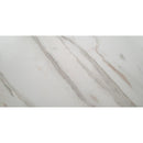 pietra calcatta glazed polished porcelain floor and wall tile msi collection NPIECAL1224P product shot one tile top view