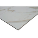 pietra calcatta glazed polished porcelain floor and wall tile msi collection NPIECAL2424P product shot one tile profile view