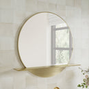 James Martin Platform 24" Mirror, Radiant Gold