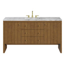 James Martin Hudson 60" Single Bathroom Vanity, Honey Oak