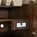 James Martin Amberly 36" Dual Mount Single Bathroom Vanity, Mid-Century Walnut