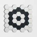 Pola Polished Hexagon Marble Mosaics 12x12
