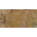 porcini travertine pavers pattern tumbled floor tile LPAVTPOR10KITS one tile rectangular top view 2