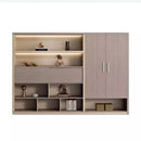 Hartwell · Modern Office Shelves w/ Lighting & Storage