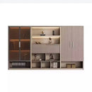 Hartwell · Modern Office Shelves w/ Lighting & Storage