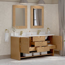 James Martin Solene 72" Double Bathroom Vanity, Seaside Oak