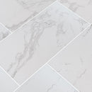praia carrara glazed porcelain floor and wall tile msi collection NPRACAR2448 product shot multiple tiles angle view