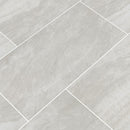 praia grey polished porcelain floor and wall tile msi collection NPRAGRE2448P product shot multiple tiles angle view